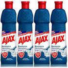 Kit 4 Desinfetante de Uso Geral AJAX Especialista Banheiro 500mL