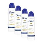 Kit 4 Desodorantes Dove Antitranspirante Aerossol Original 150ml