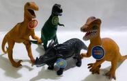 Kit 4 Dinossauros De Borracha Jurrassic!!! - DM TOYS