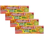 Kit 4 Drops Freegells Vit C Citrus com 31,7g