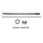 Kit 4 Eixos Para Ventilador Britânia B40 40Cm + 8 Buchas