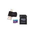 Kit 4 em 1 Cartão De Memória Ultra High Speed-I U3 + Adaptador USB Dual Drive + Adaptador SD 128GB até 90 Mb/S De Veloci