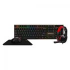 Kit 4 em 1 gamer kwg aries m1 lite teclado/mouse/fone/mouse pad