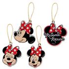 Kit 4 Enfeites de Natal Minnie MDF - Disney