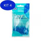 Kit 4 Escova Interdental Tepe - Macia 0,6Mm (Azul)