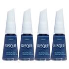 Kit 4 Esmalte Risqué Cor Me Poupe, Mas Quem Me Dera 8ml