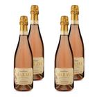 Kit 4 Espumantes Entre Dois Mundos Maraví Rosé Brut Brasil 750ml