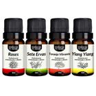 Kit 4 Essências Premium 10ml - Frescor Natural