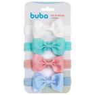 Kit 4 Faixas Com Laço Infantil Coloridos 15317 - Buba