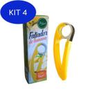 Kit 4 Fatiador De Legumes E Frutas Aço Inox