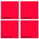 Kit 4 Folhas de Gelatina 50x60 Bright Red 26 - LEE