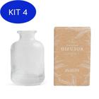 Kit 4 Frasco Cristal Para Difusor Avatim 150 Ml