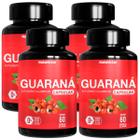 Kit 4 Frascos Guaraná Energia 100% Suplemento Alimentar Natural Vitamina Pura Natunectar 240 Capsulas