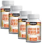 Kit 4 Frascos Levedo de Cerveja 500mg Apisnutri