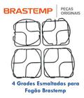 Kit 4 Grades Grelhas Para Fogão Brastemp 4 Bocas