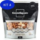 Kit 4 Granola Grano Square Premium Tradicional Zero Açúcar 200G