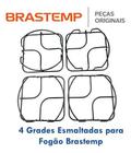 Kit 4 Grelhas Trempes Fogão Brastemp Ative E Clean