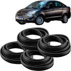 Kit 4 Guarnições Porta Lateral Ka Sedan 2014 a 2021