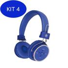 Kit 4 Headphone Bluetooth S/ Fio Wireless Micro Sd Fm A-B05