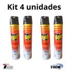 Kit 4 Inseticidas Raid Aerosol Multi Insetos 420 Ml