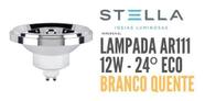 Kit 4 Lâmpada Ar111 Stella 12w Angulo 24º 2700k Sth8444/27