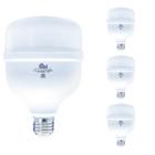 Kit 4 Lâmpada Led Bulbo 40W 3.200Lm Branco Frio 6500K E27