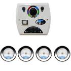 Kit 4 Led Cob 10W Rgb + Módulo Four Fix 81W Wifi - Sodramar