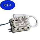 Kit 4 Led Driver 8-25W 300Ma Conector Ldc-300