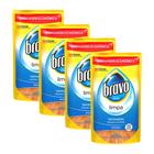 Kit 4 Limpa-Pisos Bravo Laminados com Brilho 400ml