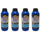 Kit 4 limpador pedras piscina azulejo marmore granito allchem 1l