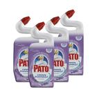 Kit 4 Limpador Sanitário Pato Gel Lavanda Limpeza Profunda 500ml