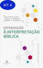 Kit 4 Livro Introdução À Interpretação Bíblica