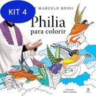 Kit 4 Livro Philia Para Colorir