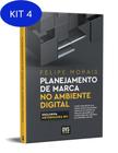 Kit 4 Livro Planejamento De Marca No Ambiente Digital