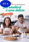 Kit 4 Livro Ser Saudável É Uma Delícia - 55 Receitas Doces - Bazar Editorial