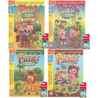 Kit 4 Livros Picolé Brincando e Aprendendo Colorir Jogos e Atividades Com Mini Lápis de Cor