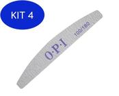 Kit 4 Lixa Bumerang Opi 100/180 O.P.I Unha Porcelana Acrygel Fibra