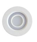 Kit 4 Luminária Circular Embutir Decoração 3 Cores 8w Bivolt