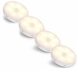 Kit 4 Luminárias Led Sem Fio Com Sensor de Presença Luzes