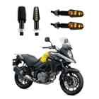 KIT 4 Luz Seta Esportiva Pisca de Led Modelo P29 Para Moto DL 1000V STROM 2010 2011 2012 2013 2014 2015