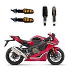 KIT 4 Luz Seta Esportiva Pisca de Led Modelo P29 Para Moto Honda CB 1000R 2004 2005 2006 2007 2008 2009