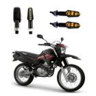 KIT 4 Luz Seta Esportiva Pisca de Led Modelo P29 Para Moto XTZ 250 ANO 2004 2005 2006 2007 2008 2009 - Stallion