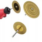 Kit 4 Mini Discos Serra 20/30/40 e 50mm Para corte e 1 Haste