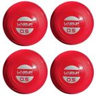 Kit 4 Minis Bolas de Exercicios Pilates Fisioterapia 0,5kg Soft Ball Liveup Sports