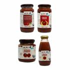 Kit 4 Molho de Tomate Agreco: Tradicional, Extrato, Purê, Passata