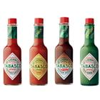 Kit 4 Molhos Pimenta Tabasco Sabores 60 Ml Chili