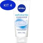 Kit 4 Nivea Esfoliante Corporal 200Ml