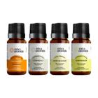 Kit 4 oleo essencial laranja limao citronella lemongrass 10ml