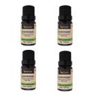 Kit 4 Óleos Essenciais para Aromatizador 100% Natural Via Aroma 10ml Lemongrass