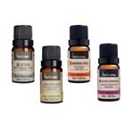 Kit 4 Óleos Essenciais Via Aroma: Laranja Doce, Alecrim, Limão Siciliano e Eucalipto Citriodora 10ml - 100% Puros